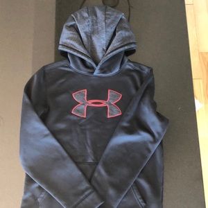 Gently worn, outgrown Under Armour sweatshirt